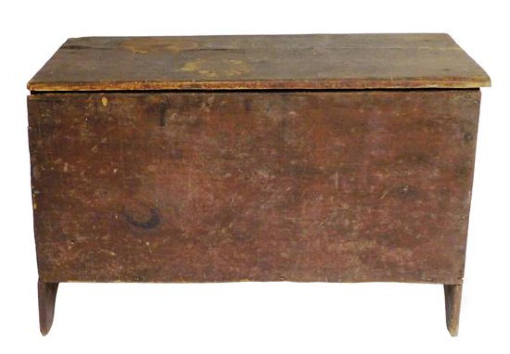 Appraisal: Late th early th C Primitive lift top chest American