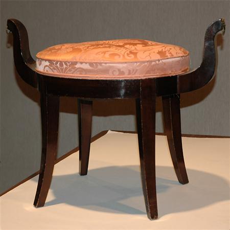 Appraisal: Regency Style Mahogany Stool Estimate -