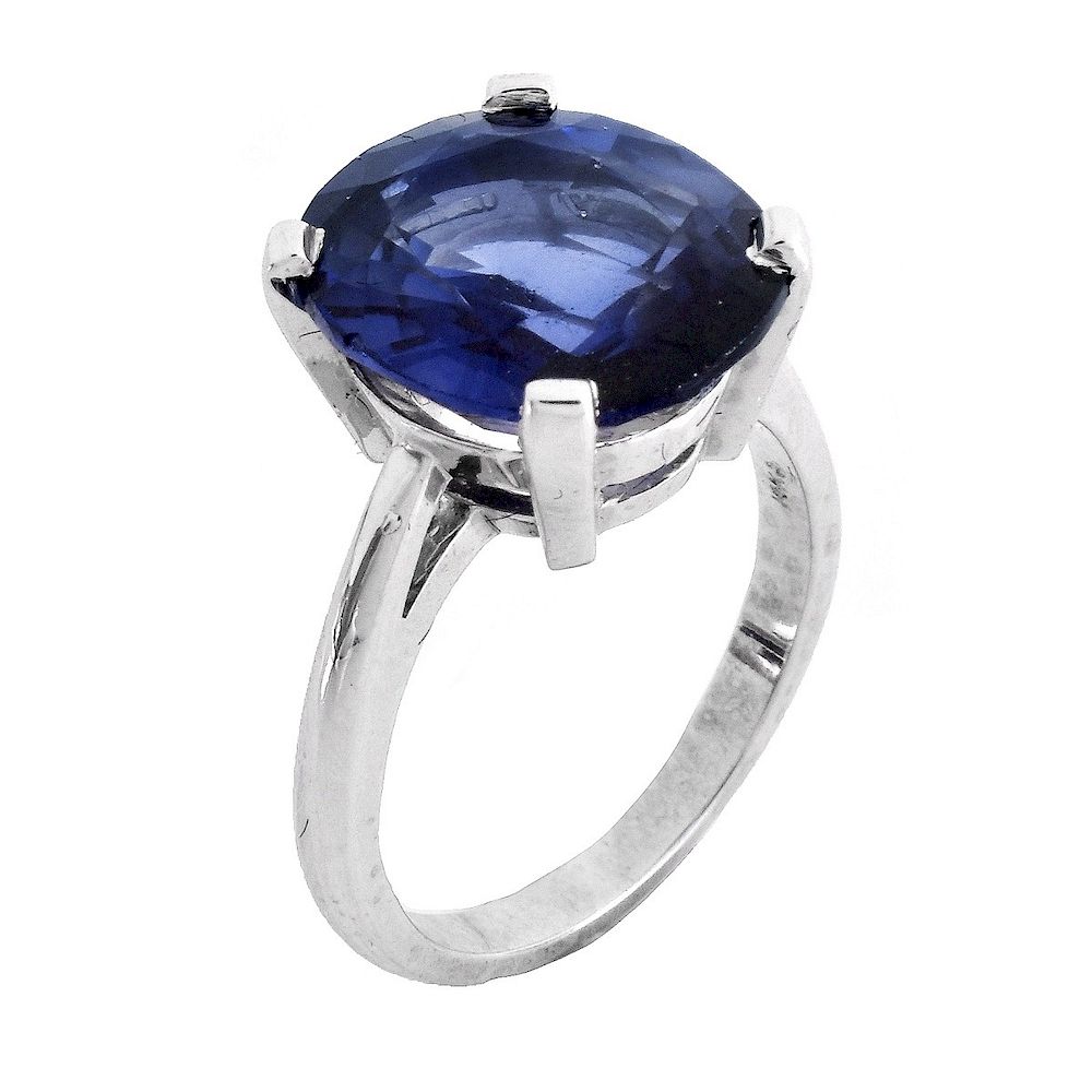 Appraisal: ASGL Sapphire and K Gold Ring ASGL Certified Cara Oval