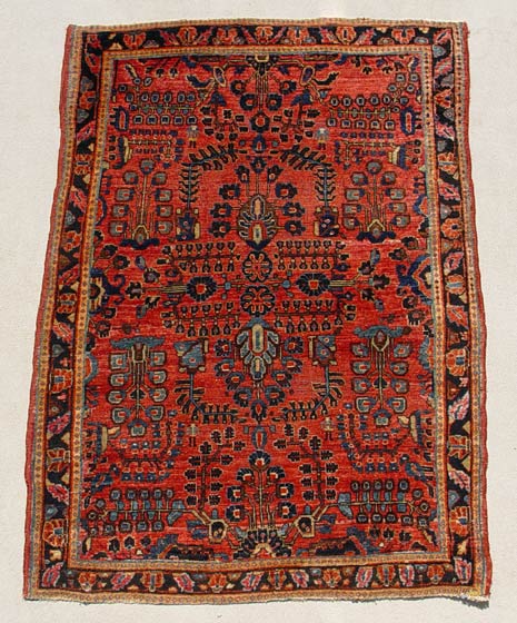 Appraisal: SEMI ANTIQUE SAROUK CARPET Approx ' '' x ' ''