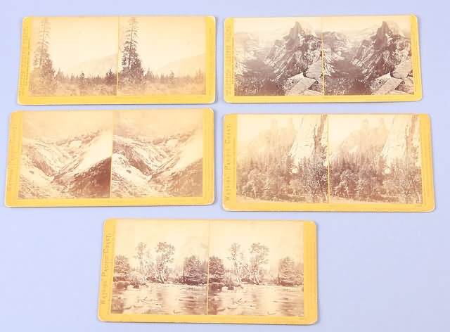 Appraisal: Grouping of Stereoviews by Carleton Watkins San Francisco Stereoviews include