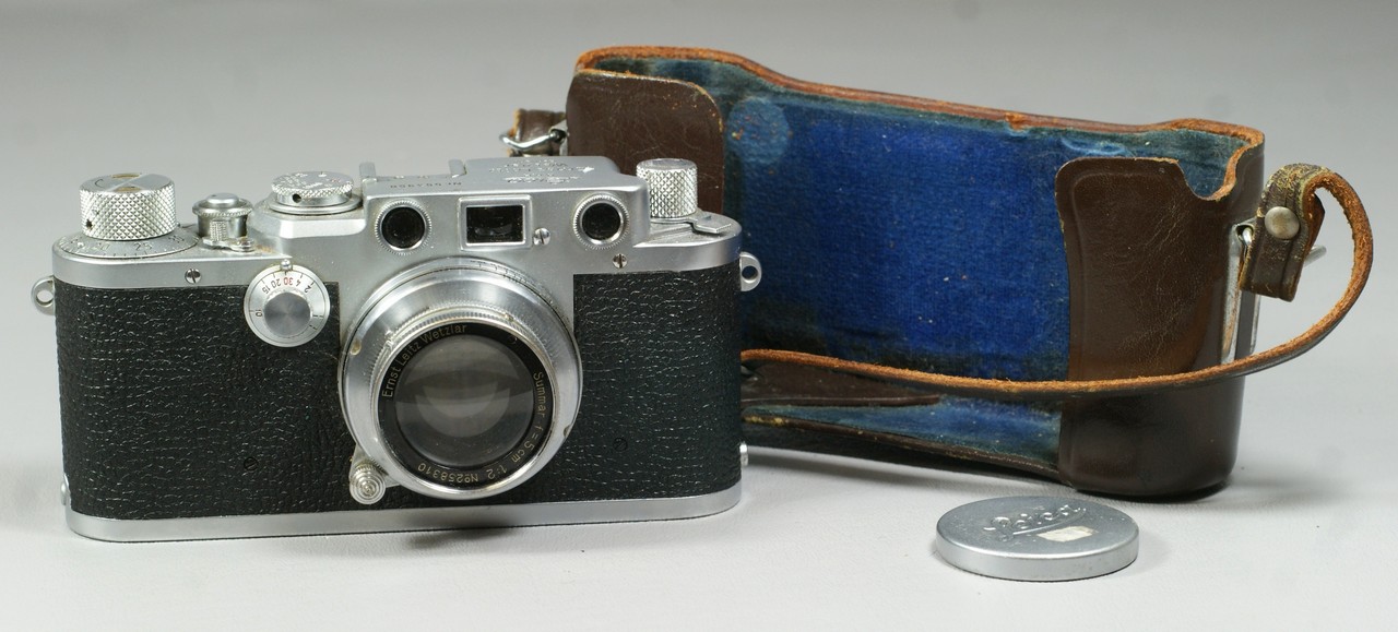 Appraisal: Leica IIIF mm camera SN MM f Ernst Leitz Wetzlar