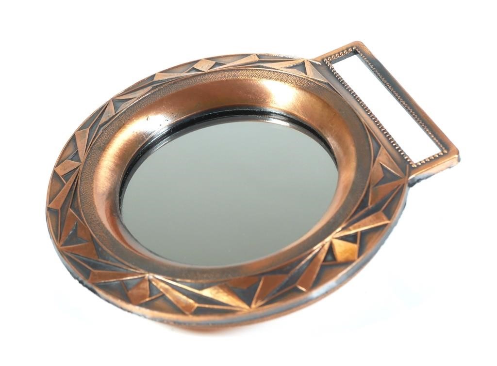 Appraisal: ART DECO DOOR PEEP HOLE SPEAKEASYOriginal two-way mirror peephole for