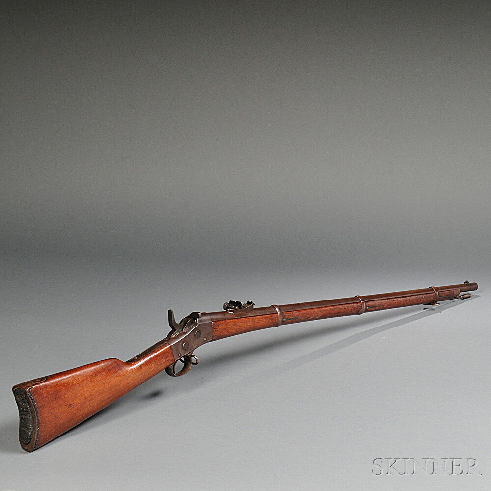 Appraisal: Remington Rolling Block Rifle c late th century walnut stock