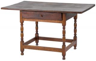 Appraisal: New England pine tavern table late th with a single