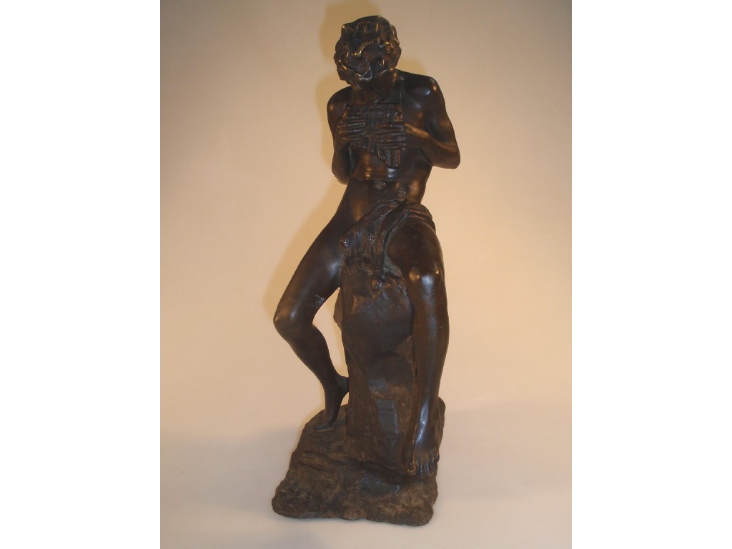 Appraisal: After Pietro Piraino th thC A bronze figure of a