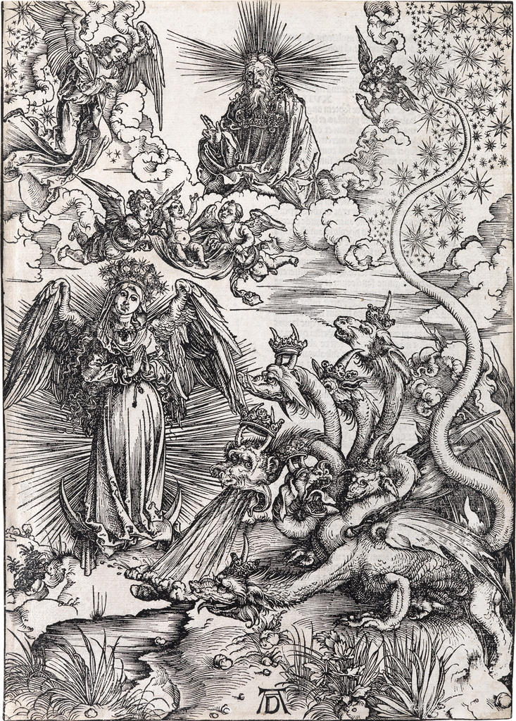 Appraisal: ALBRECHT D RER The Apocalyptic Woman Woodcut x mm x