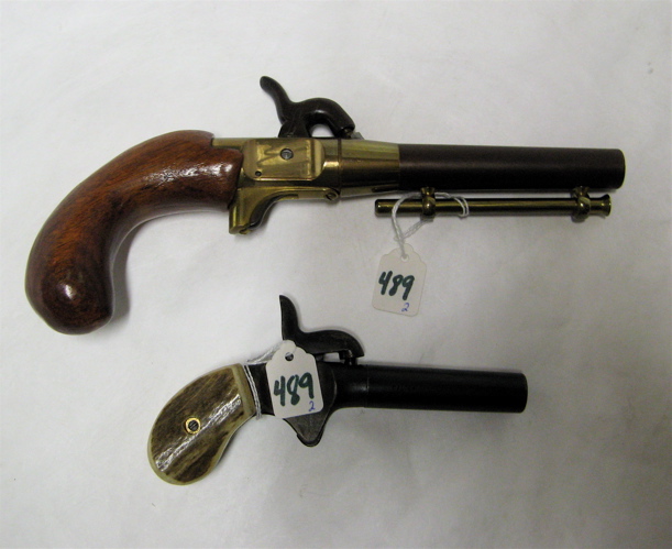 Appraisal: LOT OF TWO SINGLE SHOT PERCUSSION PISTOLS Dixie Gun Works