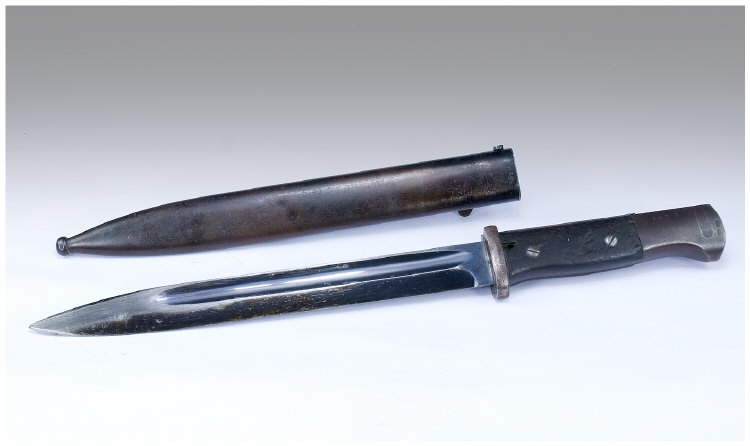 Appraisal: German Bayonet Model Bayonet And Scabbard