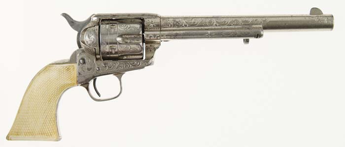 Appraisal: RARE EARLY ENGRAVED COLT SINGLE ACTION REVOLVER Cal colt SN