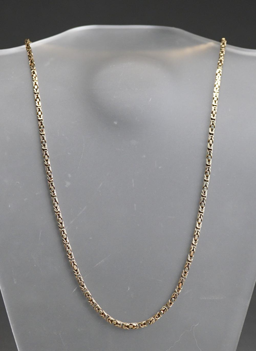 Appraisal: -KARAT YELLOW-GOLD NECKLACE L IN CM DWT -Karat Yellow-Gold Necklace