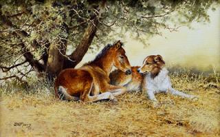 Appraisal: Spencer and Kate by Bonnie Marris Bonnie Marris - oil