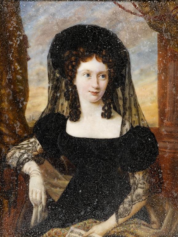 Appraisal: LORENZO THEWENETI C - - PORTRAIT OF MRS THOMAS E