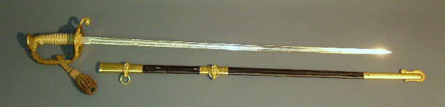 Appraisal: U S Navy dress sword by Jacob Reed Sons Philadelphia