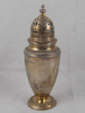 Appraisal: A silver caster in the Adam manner by Mappin and