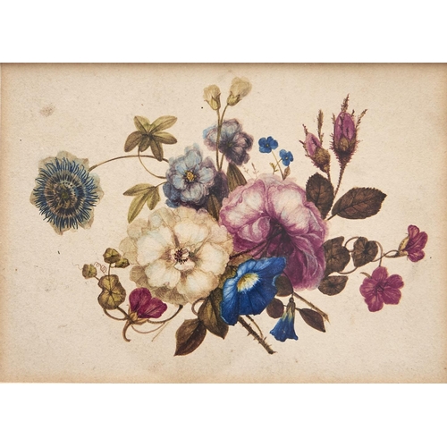 Appraisal: John Brewer c - - A Group of Flowers including