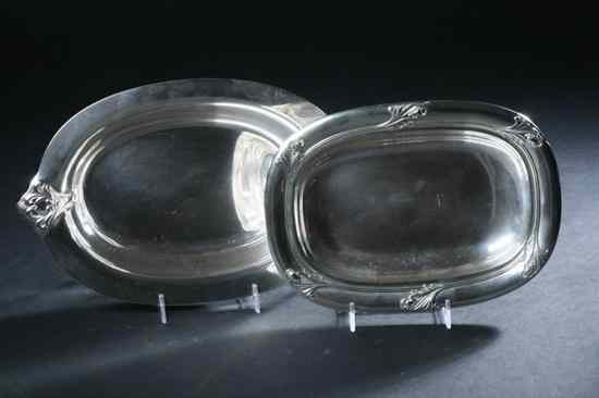 Appraisal: TWO PIECES INTERNATIONAL STERLING SILVER HOLLOWWARE Including ''Royal Danish'' oval