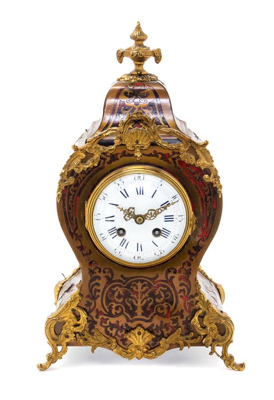 Appraisal: Sale Lot A Napoleon III Style Boulle Marquetry Mantel Clock