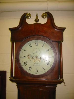 Appraisal: A LONGCASE CLOCK by Johnson of Chesterfield the eight day