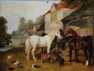 Appraisal: Painting John Frederick Herring the Younger John Frederick Herring the