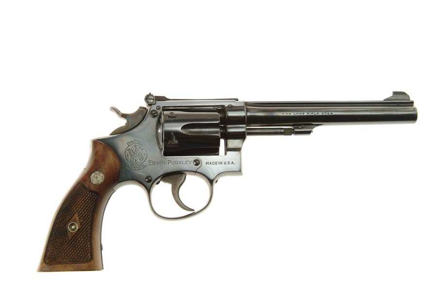 Appraisal: INSCRIBED SMITH WESSON K- MASTERPIECE DA TARGET REVOLVER Cal LR