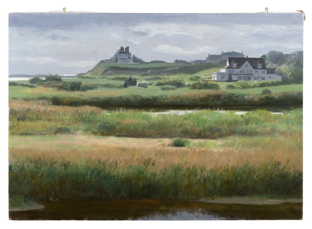 Appraisal: ALEXANDER FARNHAM NEW JERSEY B WATCH HILL PONDS OIL ON