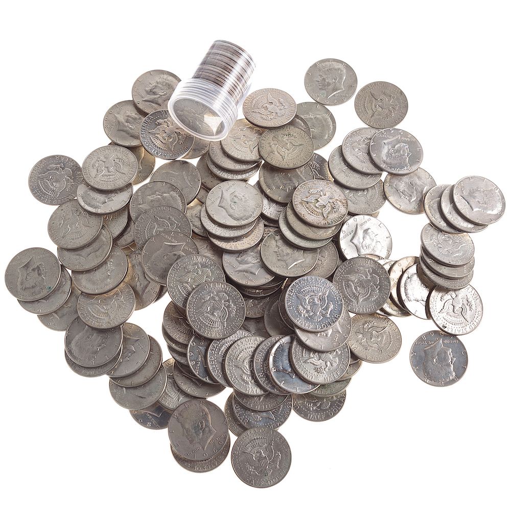 Appraisal: Silver Halves - and - - in a roll and