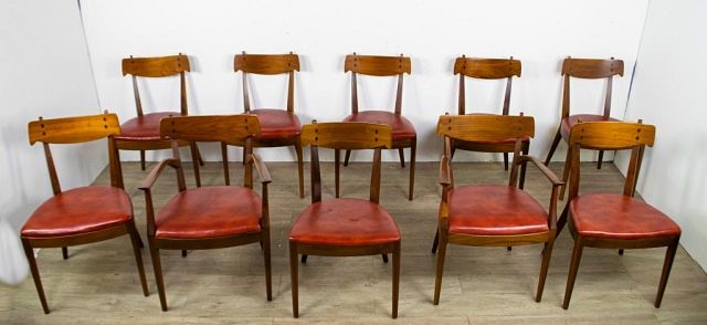 Appraisal: Kip Stewart Dining Chairs For Drexel Declaration Kipp Stewart Pittsburgh