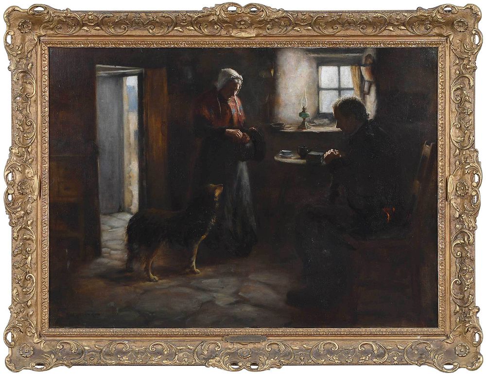 Appraisal: Henry John Dobson British - The Sunday Topper signed lower