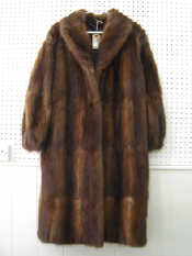 Appraisal: Fur-A full length Mousquet fur coat Size M in good