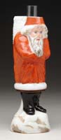 Appraisal: RARE SANTA CLAUS MINI LAMP S -fig VII Milk glass