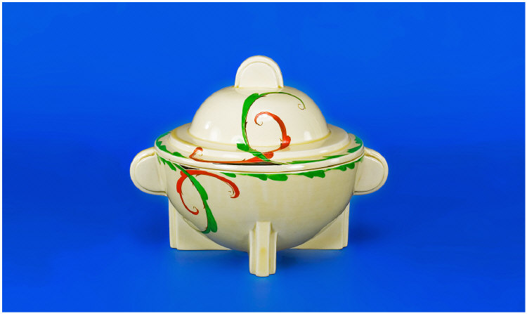 Appraisal: Clarice Cliff Tureen and Cover Stamford shape C