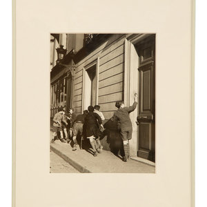 Appraisal: Robert Doisneau French - La Sonnette The Bell gelatin silver