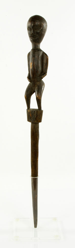 Appraisal: - African Divination Figure African divination figure rod like form