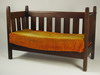 Appraisal: SETTEE - Circa - Arts Crafts fumed oak settee by