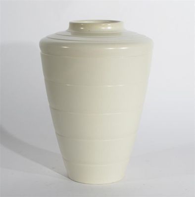 Appraisal: A Wedgwood Moonstone earthenware vase designed by Keith Murray shouldered