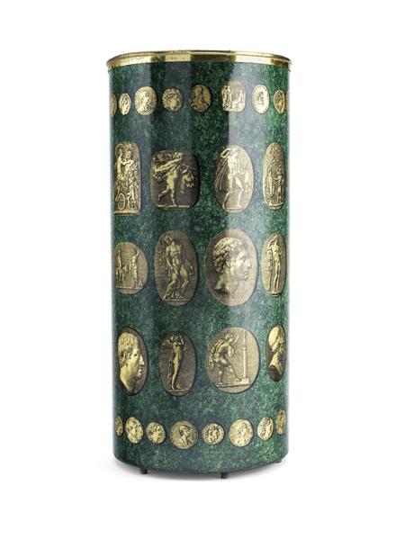 Appraisal: PIERO FORNASETTI - UMBRELLA STAND CIRCA sheet metal lacquer and