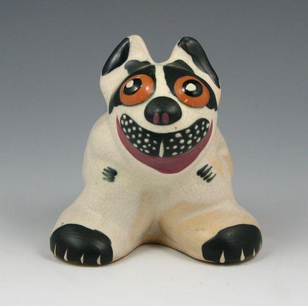 Appraisal: Scarce Weller Pop Eye dog in white with black spots