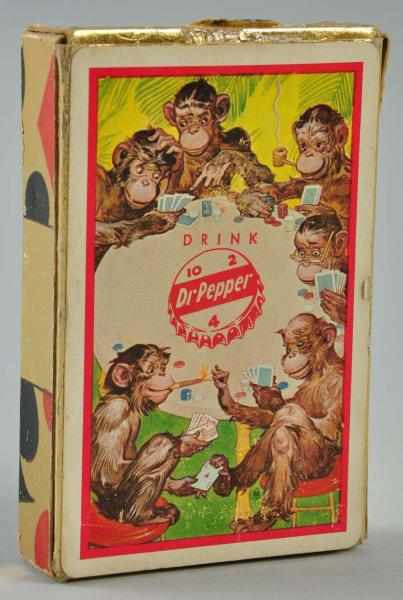 Appraisal: Dr Pepper Card Deck with Monkeys Description Complete with original