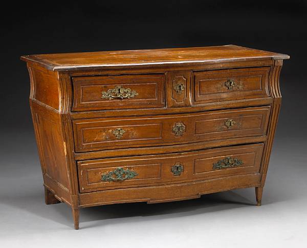 Appraisal: A Louis XVI oak commode third quarter th century The