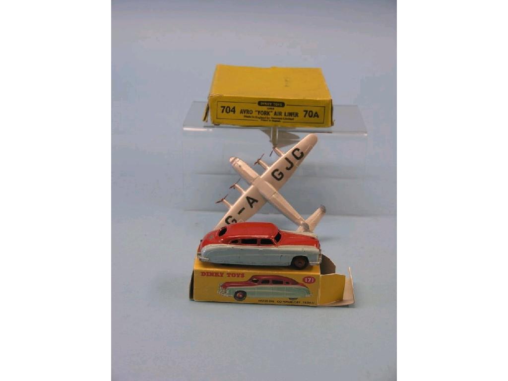 Appraisal: Dinky Toys Avro York Air Liner G-AGJC and Hudson Commodore