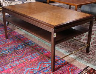 Appraisal: Edward Wormley for Dunbar coffee table Edward Wormley for Dunbar