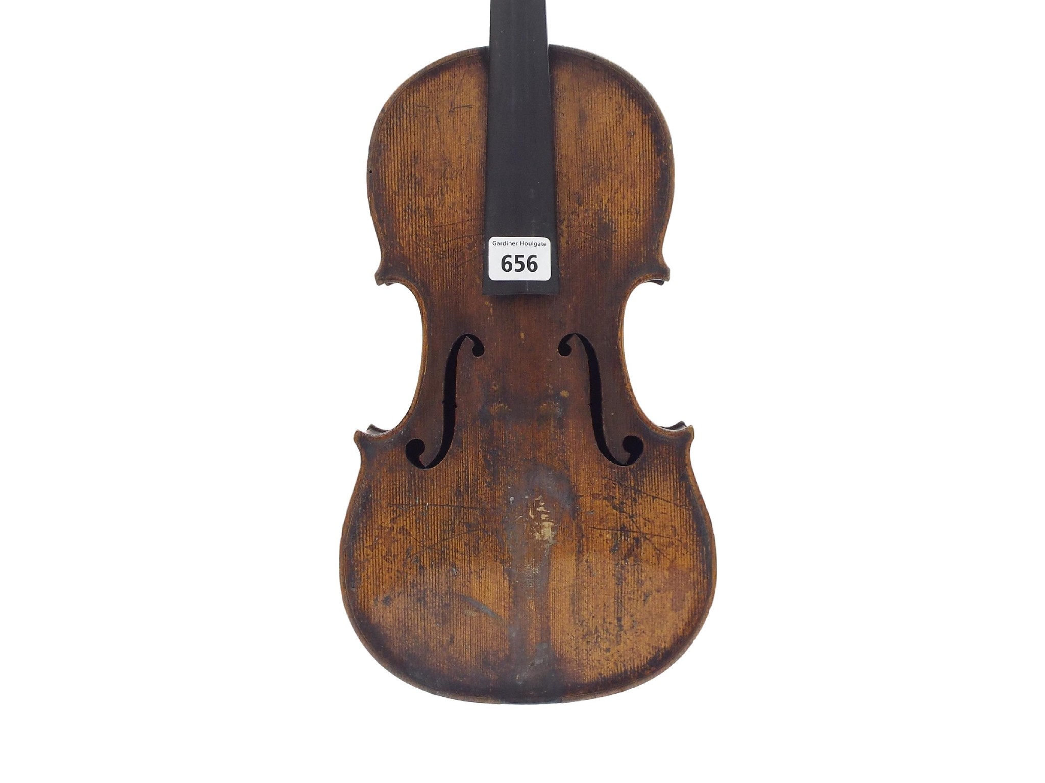 Appraisal: French violin of the Caussin School circa cm