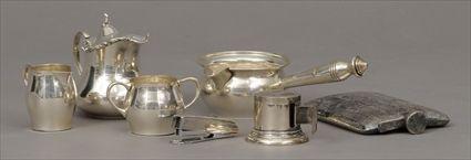 Appraisal: Seven Sterling Silver Articles Including a Gorham covered cream pitcher