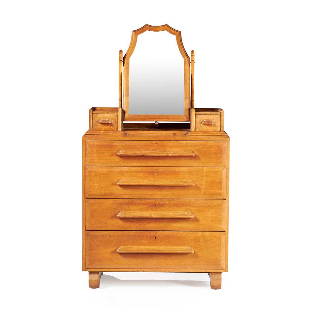 Appraisal: ANTHONY MINOPRIO DESIGNER PETER WAALS - MAKER DRESSING CHEST MIRROR