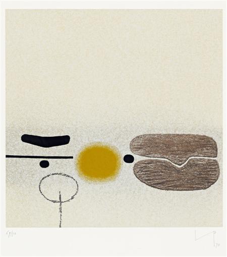 Appraisal: VICTOR PASMORE BRITISH - POINTS OF CONTACT NO Lithograph signed