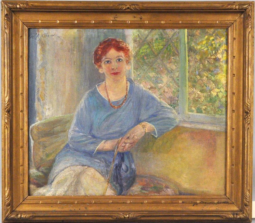 Appraisal: R Kissack Portrait of Lady R A Kissak American b