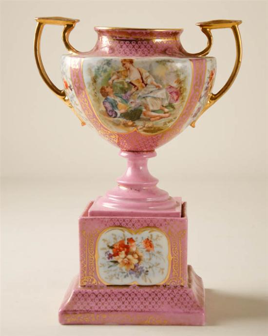 Appraisal: A L th E th C Austrian Porcelain Urn having