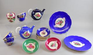 Appraisal: Gardner Factory Moscow Russia part tea service comprising two tea