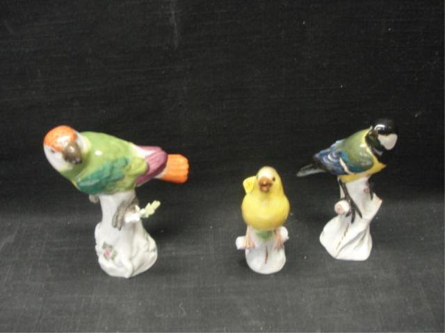 Appraisal: MEISSEN Porcelain Birds Ranging in height from to approximately From